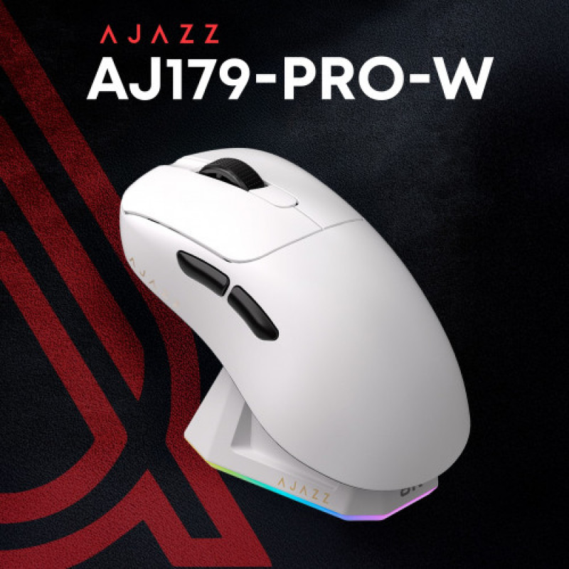 Мышь беспроводная Ajazz AJ179Pro White (AJ179-PRO-W)