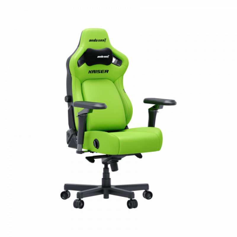 Крісло геймерське ігрове Anda Seat Kaiser 4 V2 Size XL Cyber Green PVC (AD12YDDC-XLL-20-C-PV/C-03)