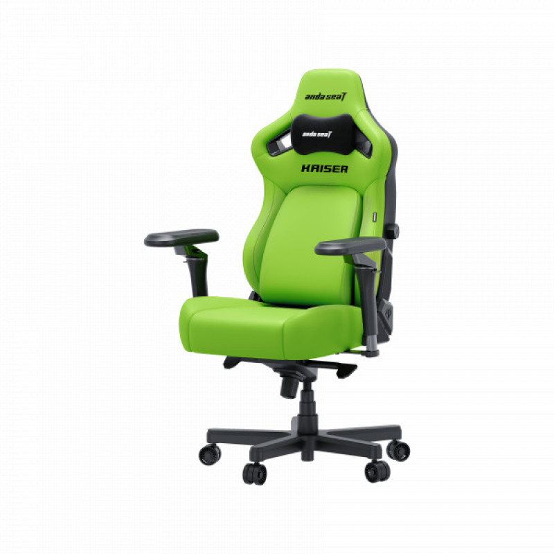 Крісло геймерське ігрове Anda Seat Kaiser 4 V2 Size XL Cyber Green PVC (AD12YDDC-XLL-20-C-PV/C-03)