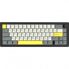 Клавиатура беспроводная Epomaker EK68 65% Flamingo Switch Hot-Swap (2.4G/BT/USB) RGB UA Black (EK68-B-F)