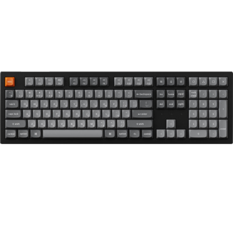 Клавиатура беспроводная Keychron K10 Max Keychron Super Banana Switch Black RGB (K10M-H4-UA)