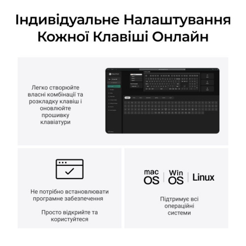 Клавиатура беспроводная Keychron K10 Max Keychron Super Banana Switch Black RGB (K10M-H4-UA)