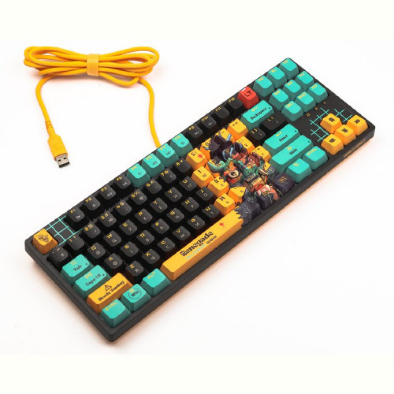 Клавиатура Bloody AT87 RGB Renegade Black/Yellow