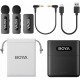 Бездротовий петличний мікрофон BOYA BY-V35 TRS for camera Black