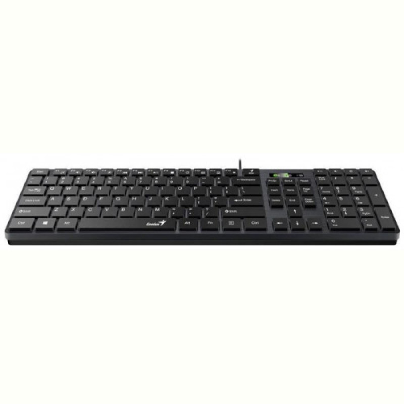 Комплект (клавіатура, миша) Genius C-126 SlimStar Black Ukr (31330007407)