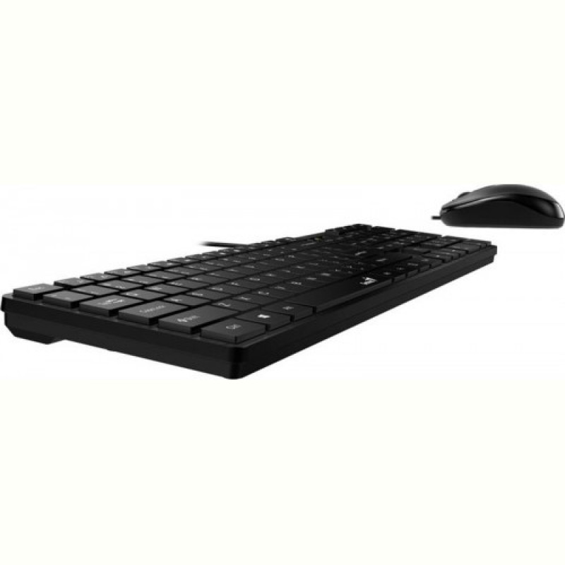 Комплект (клавіатура, миша) Genius C-126 SlimStar Black Ukr (31330007407)