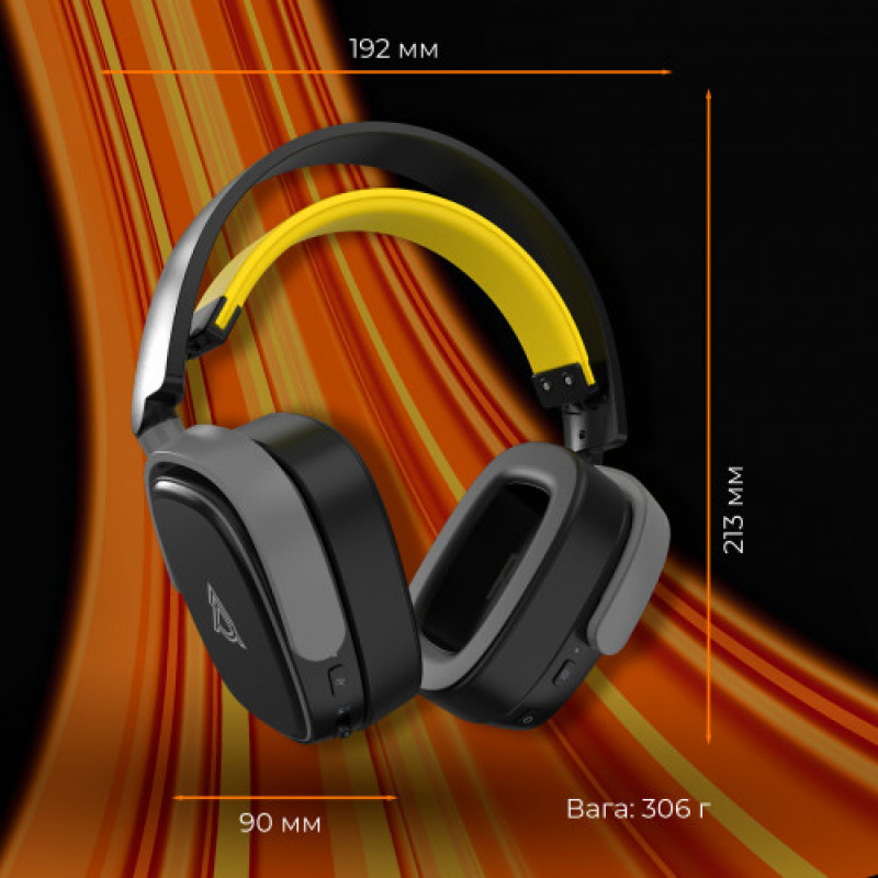 Bluetooth-гарнитура Ajazz AHM09 MAX 3-Mode Black (AHM09-MAX-BGY)