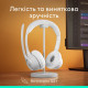 Bluetooth-гарнітура Logitech Zone 300 Wireless Off-White (981-001417)