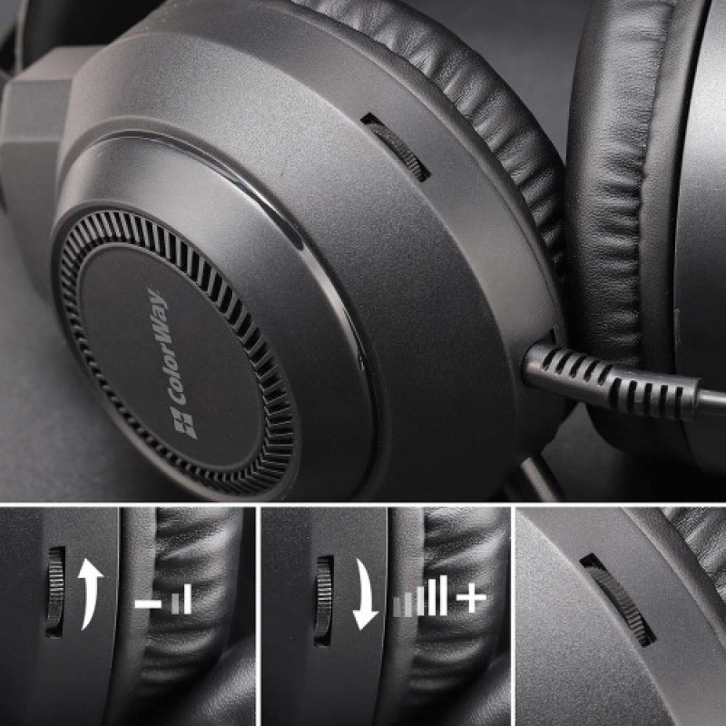 Гарнитура СolorWay BlazeCore RGB Black (CW-HPG03BK)