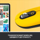 Миша бездротова Logitech POP Mouse Bluetooth Blast Yellow (910-006546)