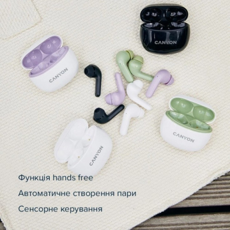 Bluetooth-гарнитура Canyon TWS-5 White (CNS-TWS5W)