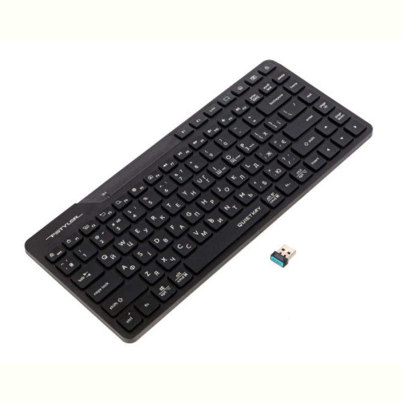 Клавіатура бездротова A4Tech FBK26C AS Black