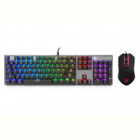 Комплект (клавиатура, мышь) Motospeed CK888 Outemu Blue (mtck888mb) Silver/Black USB