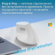 Мышь беспроводная Ajazz i-300 White (i300-W)