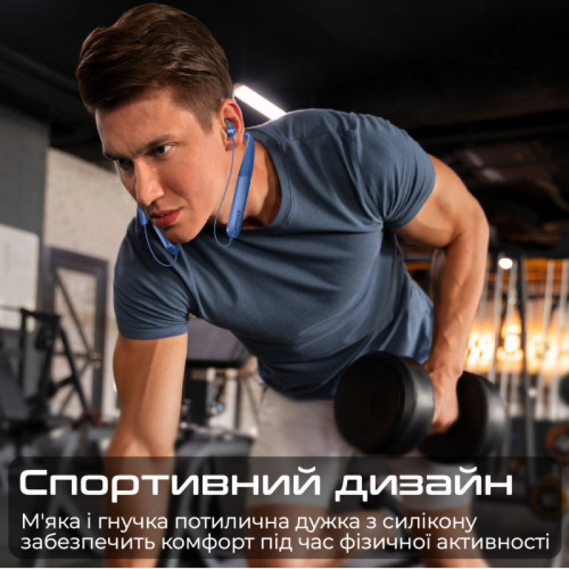 Bluetooth-гарнітура Promate Leap-200H Blue
