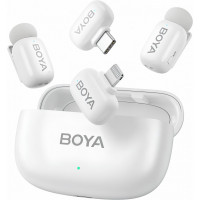 Беспроводной петличный микрофон BOYA mini-13 Type-C/Lightning White