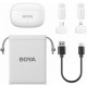 Беспроводной петличный микрофон BOYA mini-13 Type-C/Lightning White