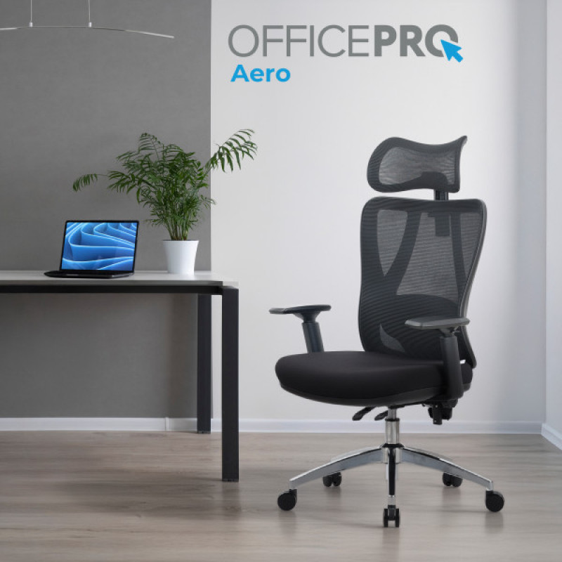 Офисное кресло OfficePro Aero OC490B Black