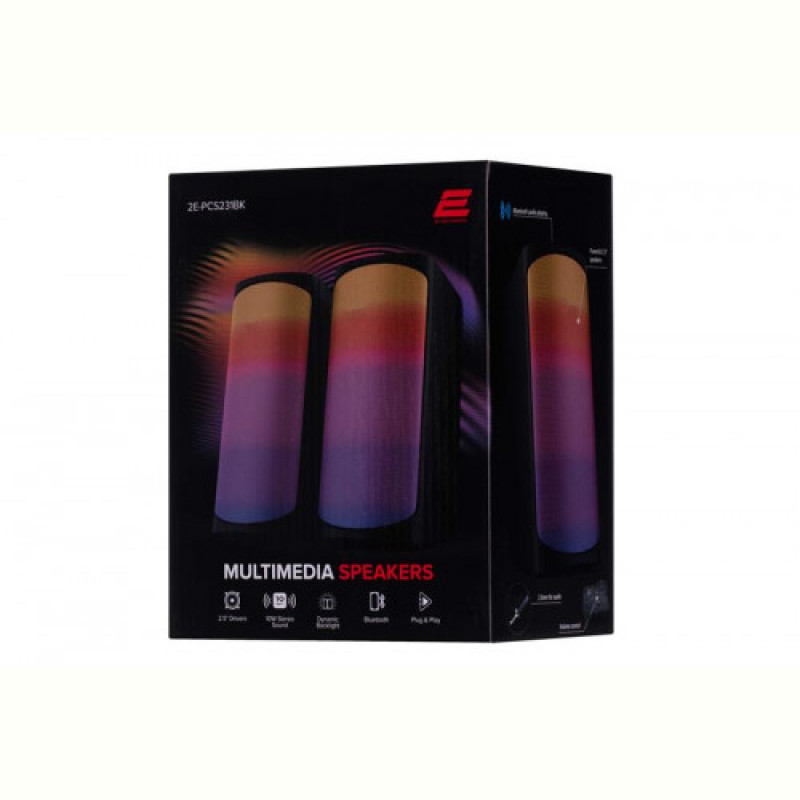 Акустична система 2E PCS231 RGB Matrix Black (2E-PCS231BK)