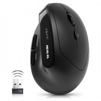 Мышь беспроводная REAL-EL RM-490W Black