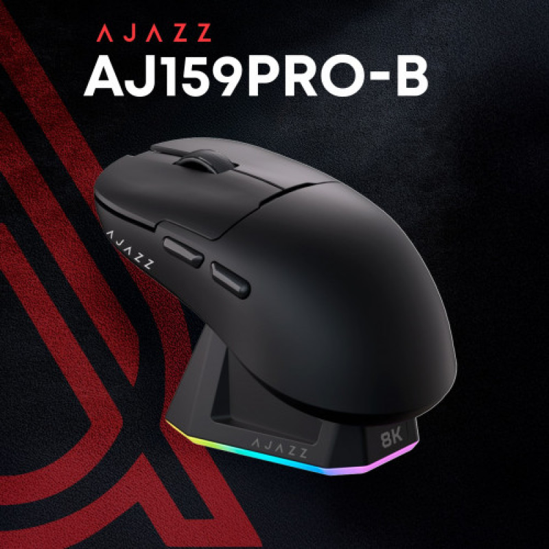Мышь беспроводная Ajazz AJ159Pro Black (AJ159-PRO-B)