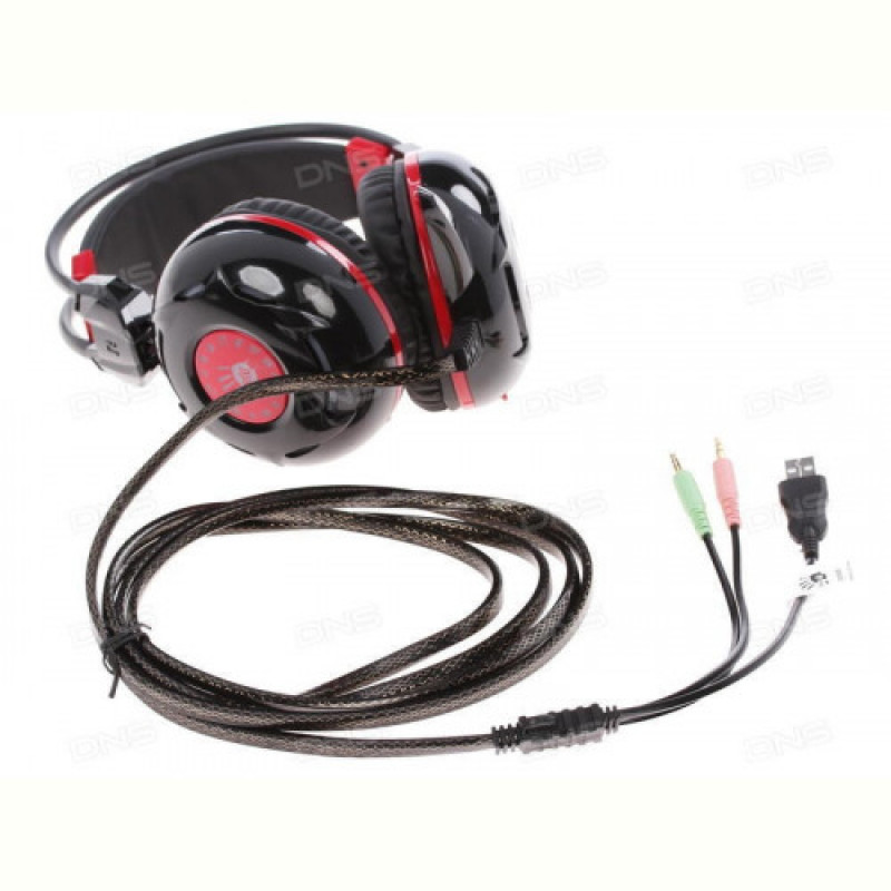 Гарнітура Bloody G300 (Black+Red)