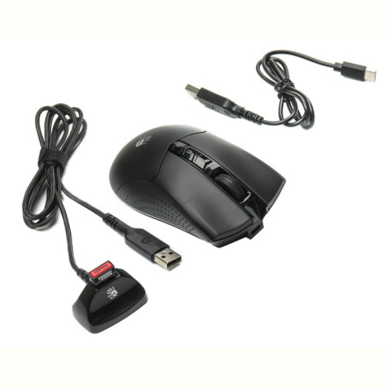 Миша бездротова A4Tech Bloody R90 Plus Black