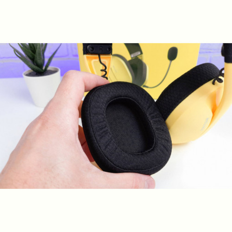 Bluetooth-гарнiтура Hator Hyperpunk 2 Wireless Tri-mode Black/Yellow (HTA-857)