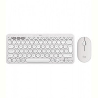 Комплект (клавиатура, мышь) беспроводной Logitech Pebble 2 Combo White (920-012240)
