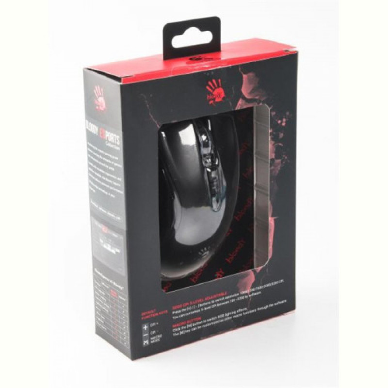 Мышь A4Tech ES5 Bloody Stone Black