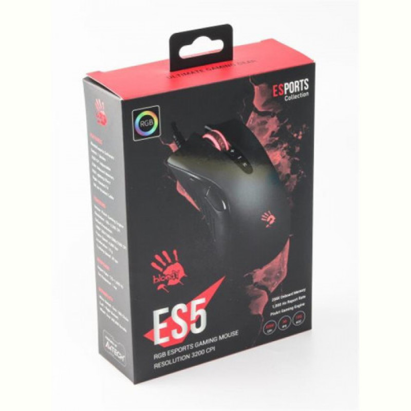 Мышь A4Tech ES5 Bloody Stone Black