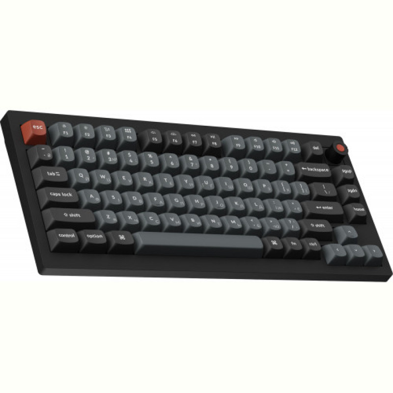Клавіатура Keychron V1 8K Keychron Super Red Switch Black RGB (V1W-D1-UA)