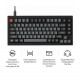 Клавіатура Keychron V1 8K Keychron Super Red Switch Black RGB (V1W-D1-UA)