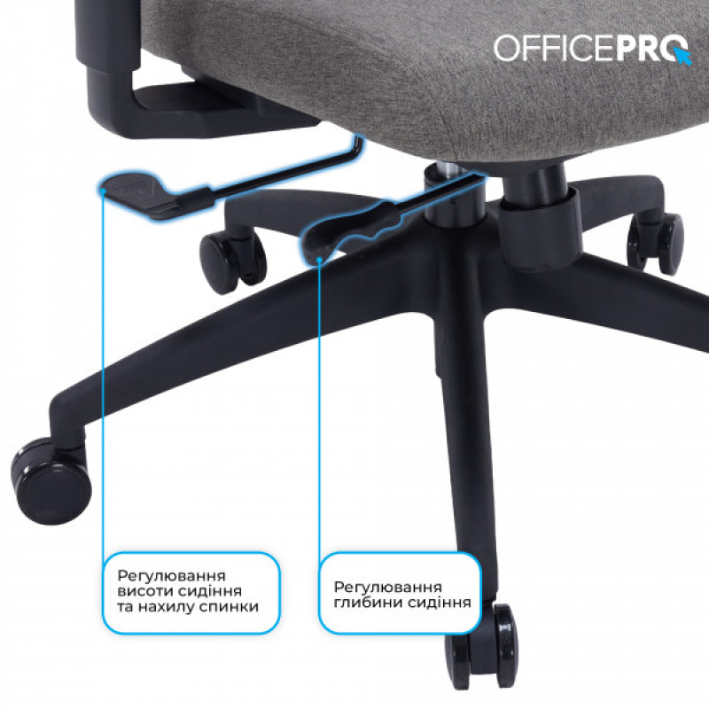 Офисное кресло OfficePro Skyline OC580-B-DG-DG