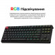 Клавиатура беспроводная Keychron C3 Max Super Red Switch Black RGB (C3M-H1-UA)