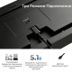 Клавиатура беспроводная Keychron C3 Max Super Red Switch Black RGB (C3M-H1-UA)