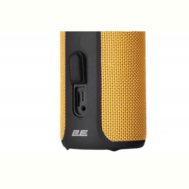 Акустична система 2E SoundXTube TWS MP3 Wireless Waterproof Yellow (2E-BSSXTWYW)