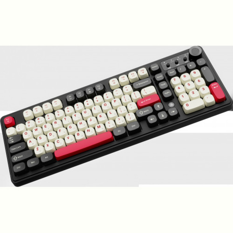 Клавіатура бездротова Ajazz AF98 Plus Black Shark Red (AF98-PLUS-BSR)