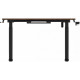Комп’ютерний стіл з електрорегулюванням висоти Sihoo D05 1.4m Walnut/Black (D05-104/D05-107)