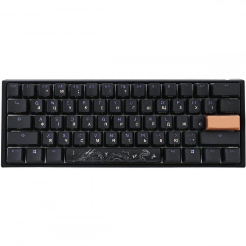 Клавіатура Ducky One 3 Mini Cherry MX Speed Silver RGB UA USB Black (DKON2161ST-PUAPXCLAWSC1)