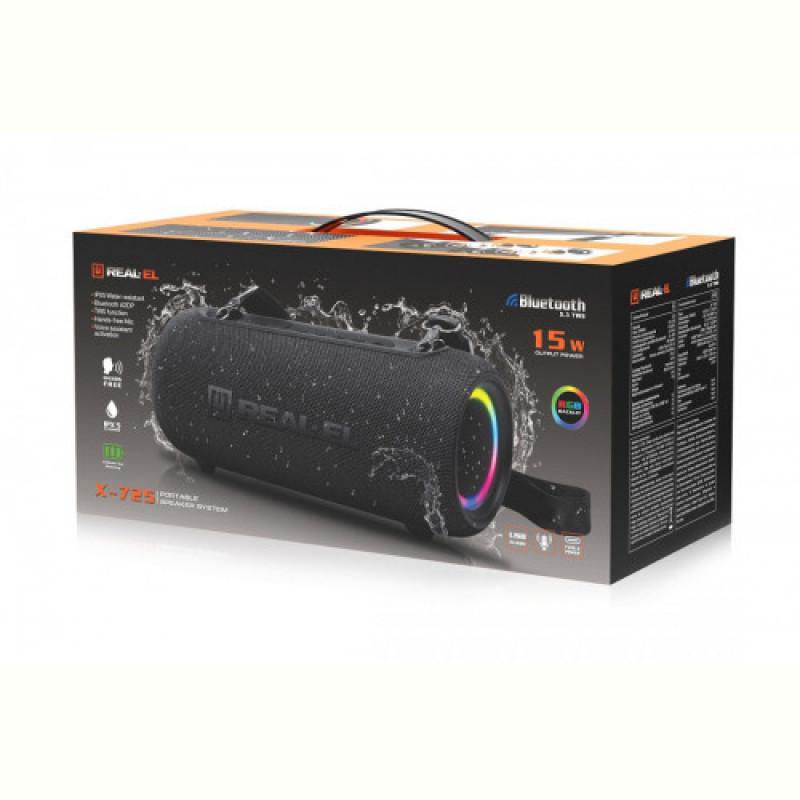 Акустична система REAL-EL X-725 Black