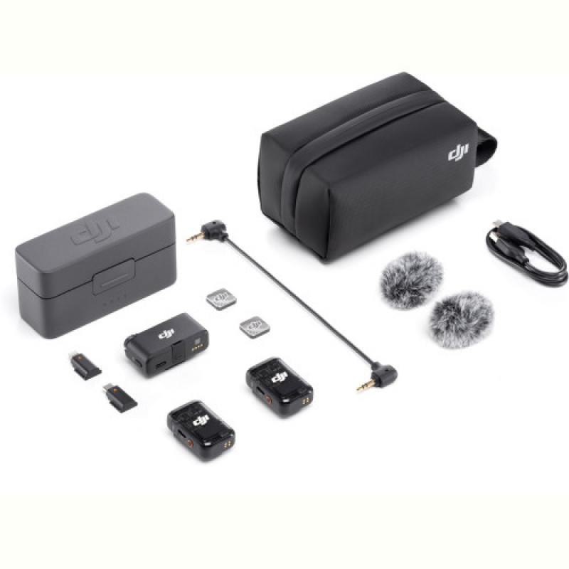 Мікрофонна радіосистема DJI Mic 2 (2 TX + 1 RX + Charging Case) (CP.RN.00000325.01)