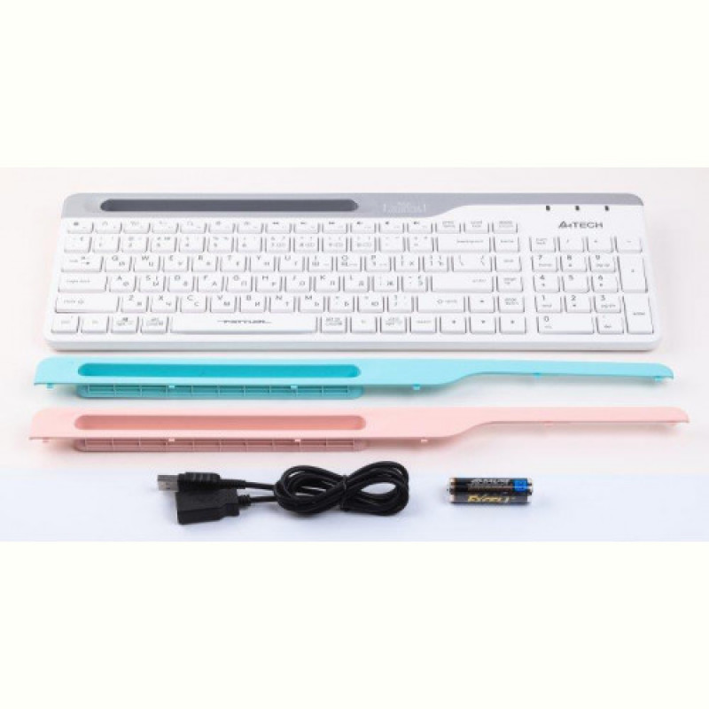 Клавіатура бездротова A4Tech Fstyler FBK25 White