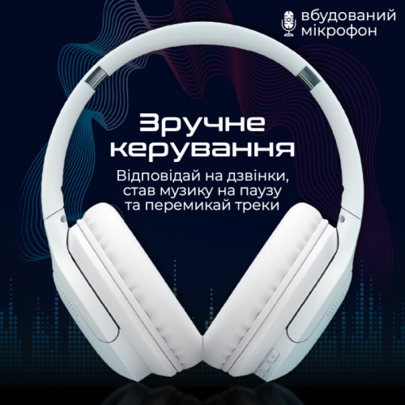 Bluetooth-гарнітура Promate LaBoca-Pro White