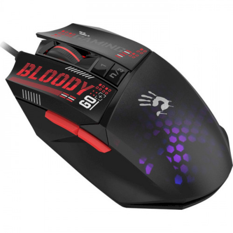Миша A4Tech Bloody W60 Max Mini Honeycomb Black