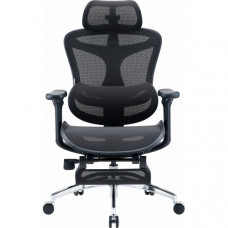 Кресло офисное с подставкой для ног Sihoo DORO C300L Mesh Black with footrest (DORO-C300L-A3-101-JT)