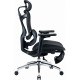 Крісло офісне з підставкою для ніг Sihoo DORO C300L Mesh Black with footrest (DORO-C300L-A3-101-JT)