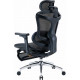 Крісло офісне з підставкою для ніг Sihoo DORO C300L Mesh Black with footrest (DORO-C300L-A3-101-JT)