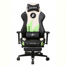 Крісло для геймерів 1stPlayer Duke Black-White-Green
