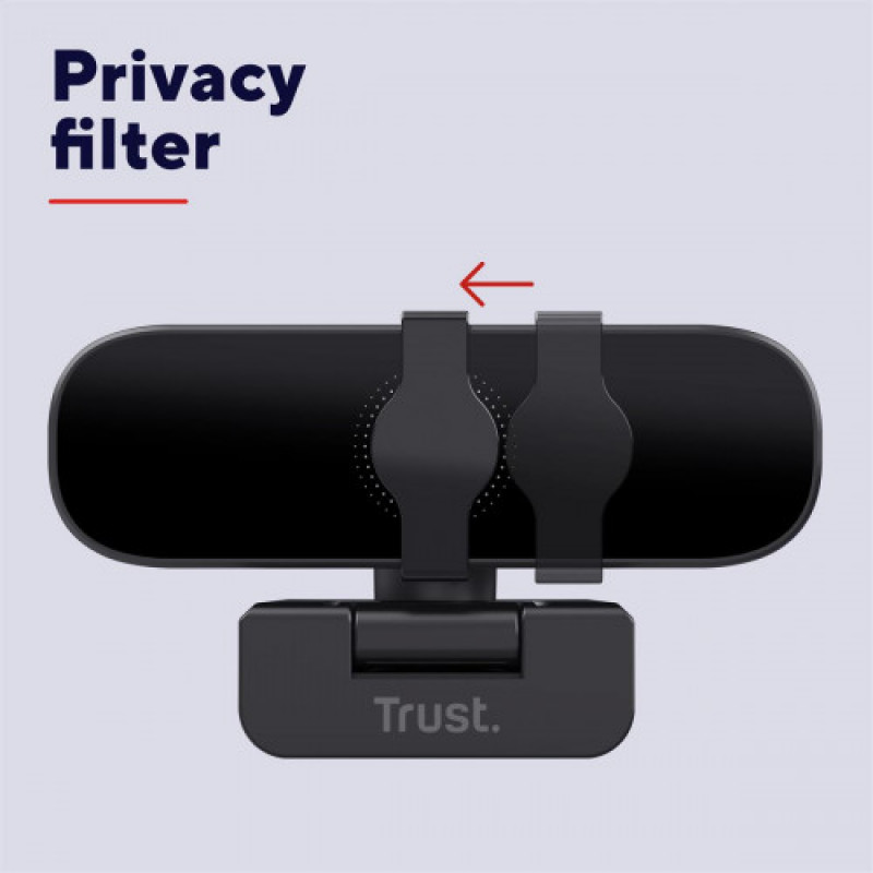 Веб-камера Trust Tanor Full HD Black (25548)